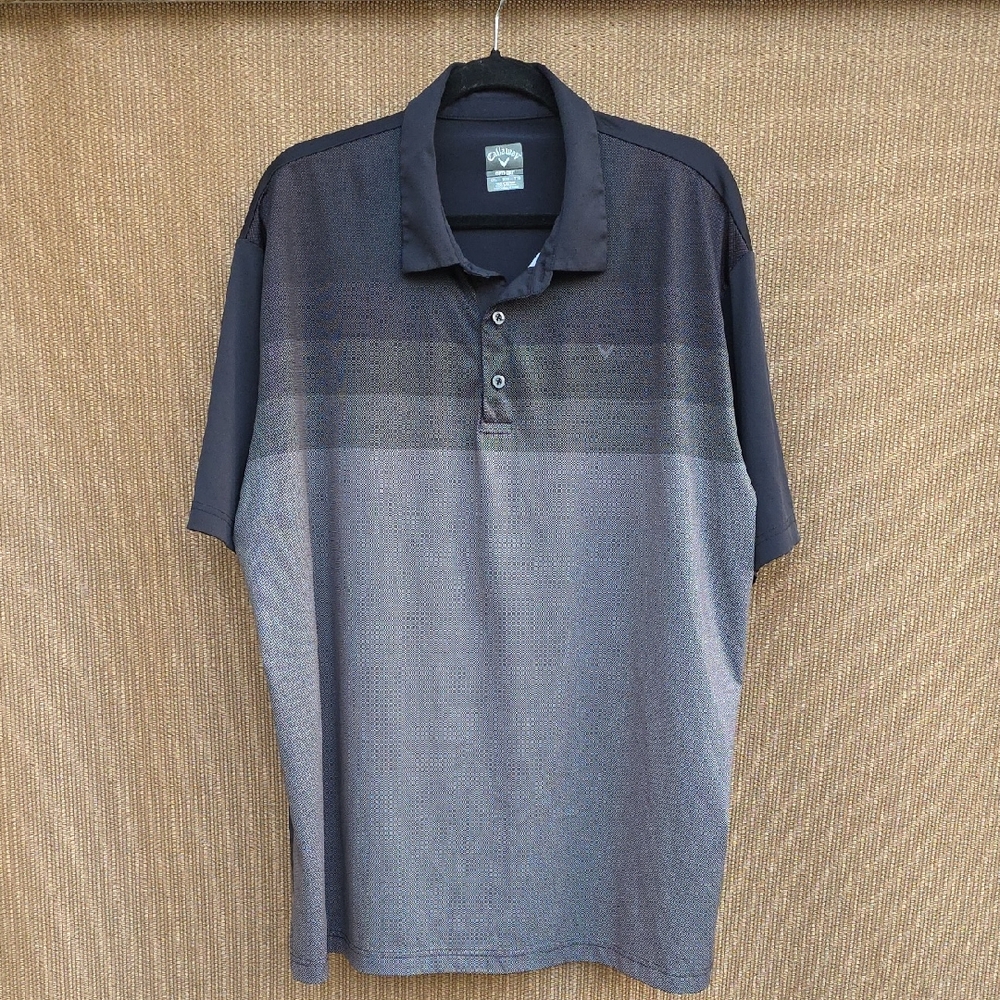 Callaway Men's Polo Shirt in Black and Gray